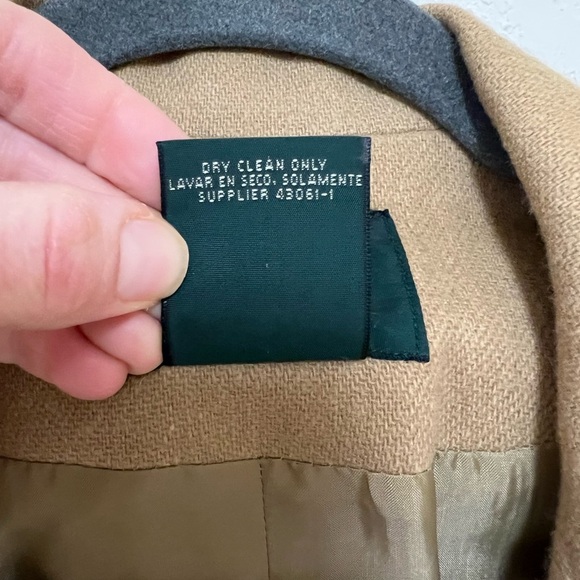 Hunt Club oversized blazer, brown,  padded shoulders, 100% wool, 10T - Picture 9 of 9